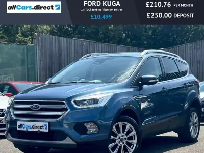 Used Ford Kuga Titanium 120 HP (88 kW) 2019 Blue SUV