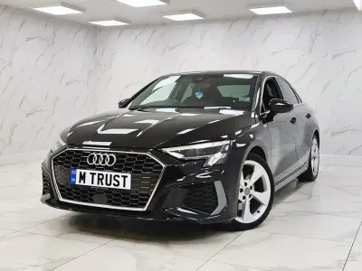 Used Audi A3 S-Line 150 HP (110 kW) 2020 Black Sedan