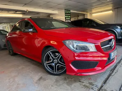 Used Mercedes CLA220 AMG 177 HP (130 kW) 2015 Red Sedan