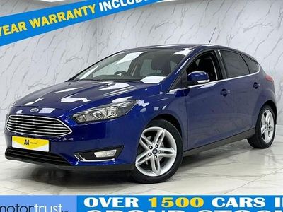 Blue Used 2014 Ford Focus Titanium Hatchback | £5,695 (Fair price)
