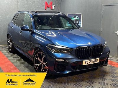 Blue Used 2021 BMW X5 M Sport SUV | £38,990 (Super price)