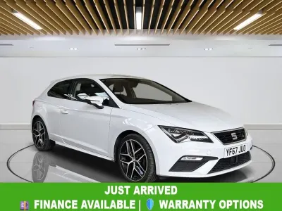 Used Seat Leon FR 150 HP (110 kW) 2018 White Coupe