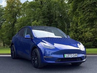Used Tesla Model Y Long Range AWD 378 kW (514 HP) 2022 Blue SUV