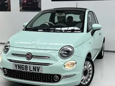 Used Fiat 500 Lounge 69 HP (50 kW) 2018 Green Hatchback