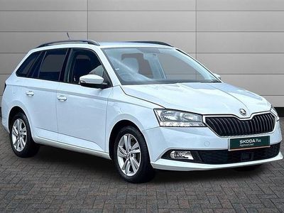 Used Skoda Fabia SE 95 HP (69 kW) 2021 Moon white Estate