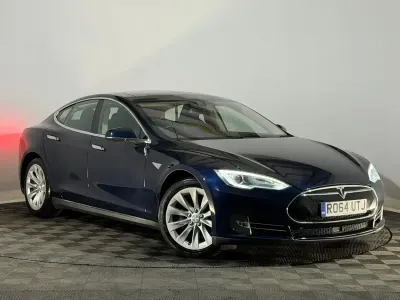 Used Tesla Model S 278 kW (379 HP) 2014 Blue Hatchback