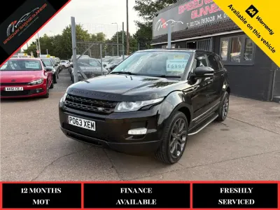 Used Land Rover Range Rover evoque Pure 190 HP (139 kW) 2013 Black SUV