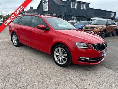 Used Skoda Octavia SE L 150 HP (110 kW) 2019 Red Estate