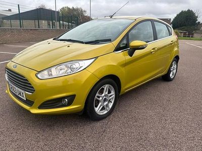 Yellow Used 2013 Ford Fiesta Zetec Hatchback | £3,995 (A bit pricey)