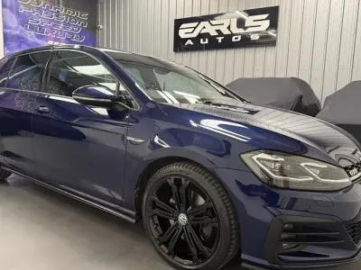 Used VW Golf VII GTD 184 HP (135 kW) 2019 Blue Hatchback