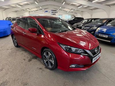 Used Nissan Leaf N-Connecta 110 kW (150 HP) 2018 Red Hatchback