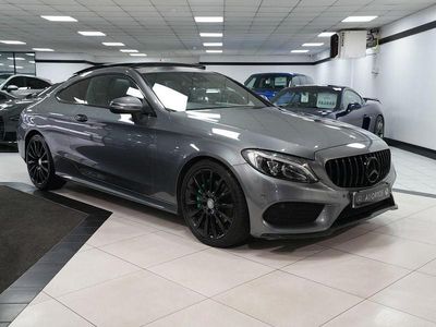 Used Mercedes C220 AMG line 170 HP (125 kW) 2016 Grey Coupe