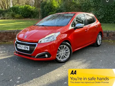 Used Peugeot 208 Allure 2017 Orange Hatchback