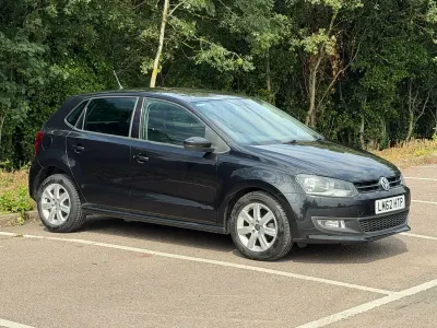 Used VW Polo Match 83 HP (61 kW) 2012 Black Hatchback