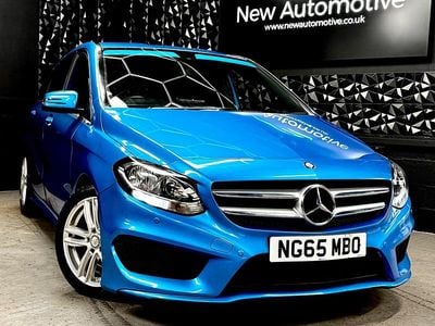 Used Mercedes B180 AMG line 109 HP (80 kW) 2015 Blue MPV