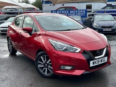 Used Nissan Micra Acenta 2018 Red Hatchback