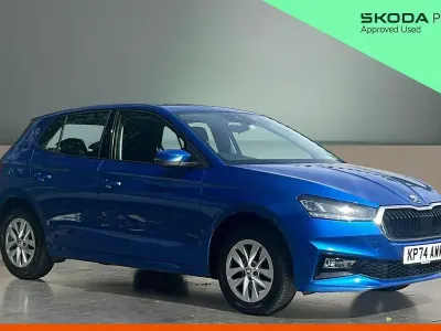 Used Skoda Fabia Comfort 116 HP (85 kW) 2024 Race blue metallic Hatchback