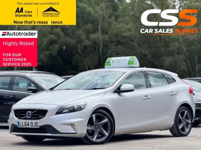 Used Volvo V40 R-Design 115 HP (84 kW) 2014 Silver Hatchback