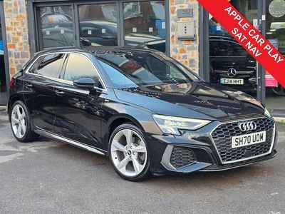 Black Used 2020 Audi A3 Sportback S-Line Hatchback | £16,000 (Fair price)