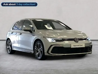 Used VW Golf VII R-line 150 HP (110 kW) 2021 Silver Hatchback