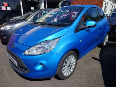 Used Ford Ka Zetec 69 HP (50 kW) 2013 Blue Hatchback
