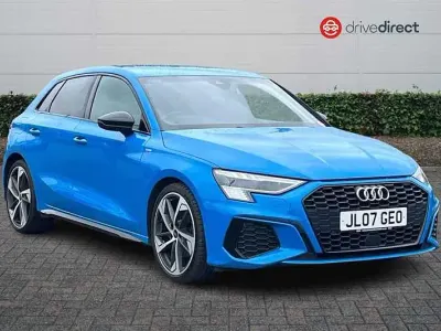 Used Audi A3 Sportback 150 HP (110 kW) 2022 Blue Hatchback