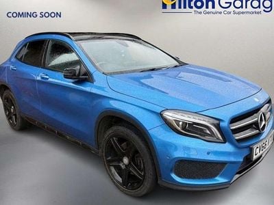 Used Mercedes GLA220 AMG Line Premium Plus 177 HP (130 kW) 2016 Blue SUV