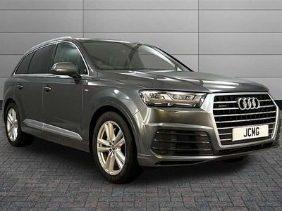 Grey Used 2018 Audi Q7 S-Line SUV | £25,000 (Fair price)