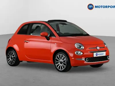 Used Fiat 500 2023 Orange Cabriolet