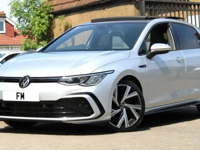 Used VW Golf VIII R-line 150 HP (110 kW) 2022 Silver Hatchback