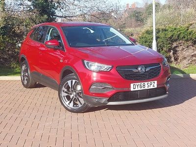 Used Vauxhall Grandland X Sport 130 HP (95 kW) 2018 Red SUV