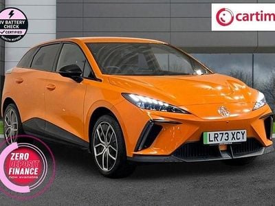 Orange Used 2023 MG MG4 EV Trophy Hatchback | £15,899 (Fair price)