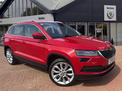Usado Skoda Karoq 150 CV (110 kW) 2018 Rojo SUV