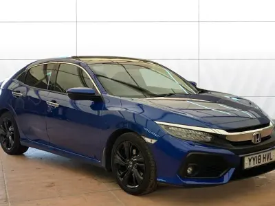Used Honda Civic Prestige 182 HP (133 kW) 2018 Blue Hatchback