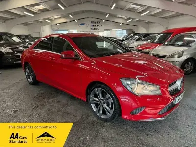 Used Mercedes CLA180 122 HP (89 kW) 2018 Red Sedan