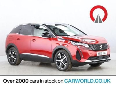 Red Used 2021 Peugeot 3008 Premium SUV | £15,990 (Good price)