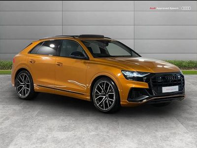 Used Audi Q8 Black Edition 340 HP (250 kW) 2022 Orange SUV