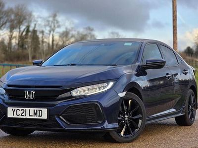 Blue Used 2021 Honda Civic Sport Hatchback | £10,999