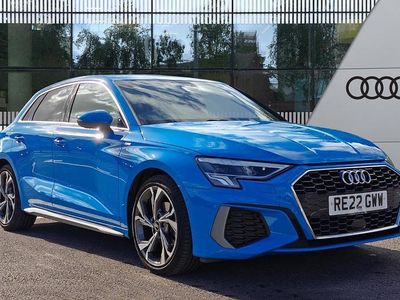 Used Audi A3 Sportback S-Line 2022 Blue Hatchback