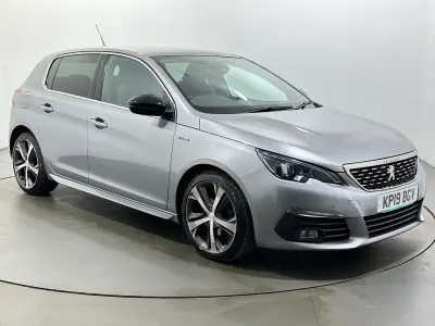 Used Peugeot 308 GT-line 131 HP (96 kW) 2019 Grey Hatchback