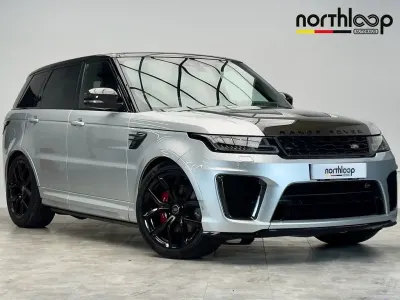 Used Land Rover Range Rover Sport SVR 575 HP (422 kW) 2018 Silver SUV