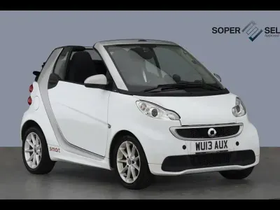 Used Smart ForTwo Cabrio Passion 71 HP (52 kW) 2013 White Cabriolet