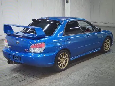 Begagnad Subaru WRX STI 2006 Blå Sedan