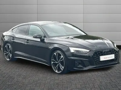 Used Audi A5 Sportback Black Edition 148 HP (108 kW) 2023 Mythos black Hatchback