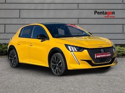 Used Peugeot 208 Premium 128 HP (94 kW) 2022 Yellow Hatchback