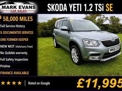 Used Skoda Yeti SE L 110 HP (80 kW) 2016 SUV