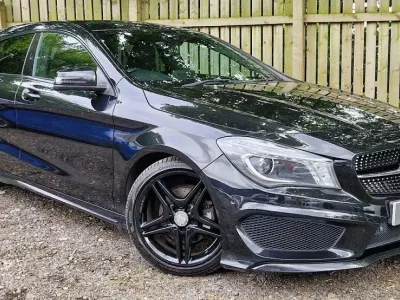 Used Mercedes CLA200 Shooting Brake AMG line 136 HP (100 kW) 2017 Black Estate