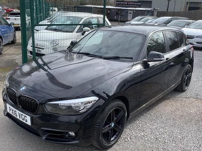 Used BMW 118 Sport Line 2016 Black Hatchback