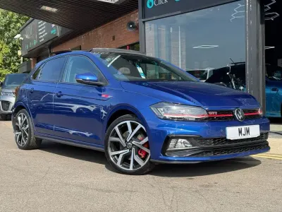 Used VW Polo GTI 207 HP (152 kW) 2021 Blue Hatchback