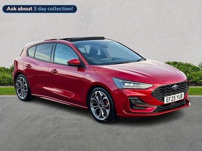 Red Used 2025 Ford Focus ST-Line X Hatchback | £22,250 (A bit pricey)